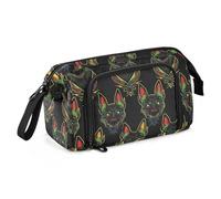 miaozhen Pencil Bag Large Capacity Kids Pencil Case Lightweight Brush And Pencil Case for Women Middle School Cyber Fluorescent Color Cool Dog caja para lapices