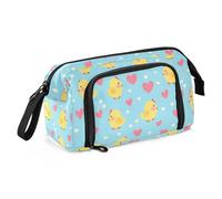 miaozhen Pencil Bag Large Capacity Preppy School Supplies Portable School Supplies For Teen Girls for Nurse School Supply Chick Country Style Valentine's Day estuches escolares para ninas