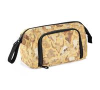 miaozhen Pencil Case Organizer Large Capacity Special Pencil Case with Zipper Pencil Case with Compartments for Adolescentes Office Cow Yellow Skeleton caja para guardar lapices