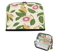 miaozhen Pencil Pen Case Large Capacity Storage Bag With Slot Organizer Box for Teacher Preppy School Supplies Old Slow Style Passionfruit Ivory2 estuche para colores