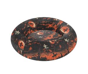 miaozhen Photo ghosts in The Sky Halloween Pet Cat Beds Removable & Washable fluffier Cat Cave Bed for Extra Small Size Pets Supplies cama para perro 22'' x 17''