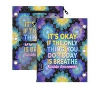 miaozhen Pocket folders for 3 2 Pack The Thing You Do Today is Breathe