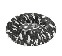 miaozhen Poltergeist Hanging Ghosts Hallween Pet Cat Beds Calming Anti Anxiety fluffier Cat Cave Bed for Medium Size Pets Sleeping camas para perros medianos 22'' x 17''