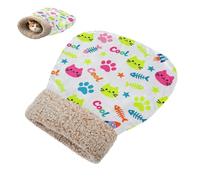 miaozhen Sleeping Bag for Cat for Cats Cute Cool Cat and Paws Green White Hideway cute's Cold Weather Comfortable Wrap Semienclosed cama de gatos para humanos