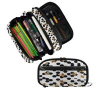 miaozhen Teacher Must-Have Large Pen pouching Black Yellow Queen Bee Garden for School Teen Girl Boy Men Women