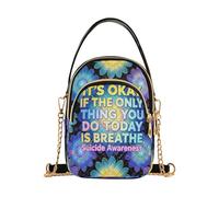 miaozhen The Thing You Do Today Is Breathe trendy bag for women leather crossbody with multi pockets hand bag for traveling mariconera para mujer