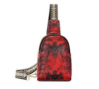miaozhen Trendy Angel Red Death fanny pack purse lightweight women fanny pack crossbody for travel, Angel Red Death