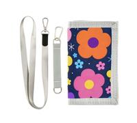 miaozhen Trifold Pocket Wallets Amazing Colorful Flo