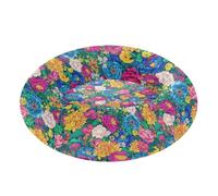 miaozhen Vivid Flower Spring Pet Cat Bed Warm & Soft fluffier Dog Pillow Bed for Medium Size Pets Sleeping camita para gatos 22'' x 17''