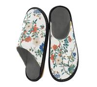 miaozhen Women Slipper Lovely Spring Flowers Elegant Soft Slippers For Women Indoor Ladies Memory Foam Slippers Women Slippers For Home Cozy Slipper For Women 5.5