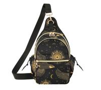 miaozhen Womens Cross Body Bags Wild Falcon Sun Black Gold