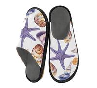 miaozhen Womens Slippers Sea Animals Starfish Slipper For Women Indoor Memory Foam Home Shoes Women House Slippers Cozy House Slippers 11