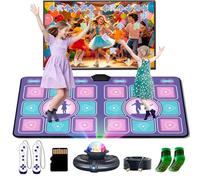 MIAROZ Dance Mat for Kids and Adults: 2-Player Electronic Dance Pad with HDMI for TV - Wireless Musical Exercise Game Prefect for Party Fun Birthday Gifts for Girls & Boys Ages 4+ (Purple)