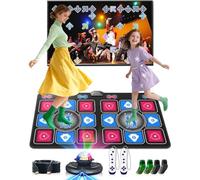 MIAROZ Dance Mat for Kids and Adults: 2-Player Electronic Dance Pad with HDMI for TV - Wireless Musical Exercise Game Prefect for Party Fun Birthday Gifts for Girls & Boys Ages 7+