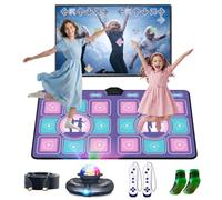 MIAROZ Electronic Dance Mat for Kids: 2 Player Interactive TV Video Game | Dancing Pad with HDMI for TV & 70+ Games Musical Exercise - Indoor Fun Birthday Gift for Girls Boys Ages 4-12+