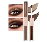 MiaSarah Dark Brown Liquid Bronze Matte Metallic Double Shine Eyeshadow Foundation Foundation Quick Dry Waterproof Long Lasting Highlight