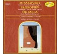 Miaskovsky/Prokofiev/Falla: Works for Cello and Piano