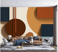 MIATCENRT 3D Effect Photo Wallpaper Abstract Art Geometry Graphics 250x175cm Mural Panoramic Wall Tapestry, Large Photo Wallpaper Mural Bedroom Eco-Friendly Decoration