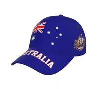 MIATCENRT Australia National Flag Baseball Cap - Spring and Summer Patriotism Outdoor Trucker Hat Unisex Casual Print Snapback Cap for Driving Sport Hiking,Flag Color,One Size