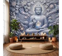 MIATCENRT Fantasy Zen Magic Lamp Statue Wallpaper Wall Mural