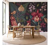 MIATCENRT Large Wallpaper Mural Black Red Photo Wallpaper