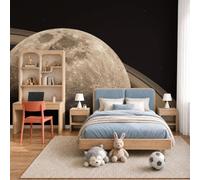MIATCENRT Space Moon Wallpaper Universe Celestial Bodies Wall Mural