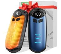 Miaton Electric Hand Warmers Rechargeable 2 Pack with Digital Display, 3000Mah*2 Portable Heater Battery Powered, Men Women Gifts for Chrismas, Outdoor Camping, Hunting
