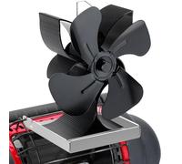 Miaton Heat Powered Wood Stove Fan and Mr Buddy Heater Fan for Little Buddy and Big Buddy (Included Bracket), Non Electric Fireplace Fan Thermal Fan Thermoelectric Fan