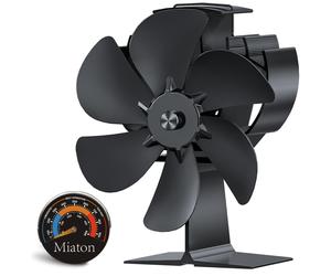 Miaton Log Burner Fan Silent Operation | 6-Blade S