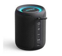 MIATONE Rush Pro Bluetooth Speaker, IPX7 Waterproof, 20W Deep Bass, 360° Sound, LED Light, Bluetooth Speaker TWS Compatible, Built-in Microphone, Bluetooth 5.4, Bath, Festival gifts (Black)