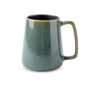 MIATTCLD Ceramic Coffee Mug, 24 oz Extra Large Tea and Coffee Cup with Big Handle for Office and Home, Ideal for Cappuccino, Latte, Hot Cocoa Gifts, Dishwasher Microwave Safe (Green)