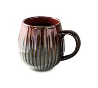 MIATTCLD Large Coffee Mug, 17 oz Ceramic Coffee Cup, Tea Mug with Handle, Latte Mug, Big Mug for Women Men, Great for Tea Soup Hot Chocolate, Microwave and Dishwasher Safe (Ink Red)