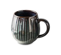 MIATTCLD Large Coffee Mug, 17 oz Ceramic Coffee Cup, Tea Mug with Handle, Latte Mug, Big Mug for Women Men, Great for Tea Soup Hot Chocolate, Microwave and Dishwasher Safe (Ink Blue)