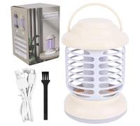 Miawtro Fly Zapper, Rechargeable Fly Catcher, 3 In 1 Bug Zapper with UV Light and Lighting, 360° Attracting Flight, Electric Bug Zappers Indoor, Suitable for Indoor, Backyard, Patio, Camping
