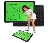Miawtro Golf Swing Mat Replaceable with Anti Slip Rubber Base, Swing Path
