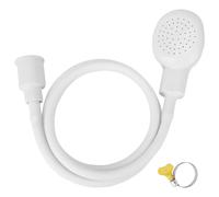 Miawtro Shower Head for Bath Taps, Tap Shower Attachment for Sink, Tap Shower Attachment for Bath with Safety Clip, 1.3m Hose for Dog Shower and Grooming - Bath Sink Spray Attachment