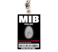 MIB Men In Black Clip-on ID Pass Badge, Halloween Fancy Dress Accessory