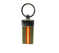 MIBANDERA Keychain Flag of Spain. Keyrings Man Woman Flag Spain Car Motorcycle., olive, One size
