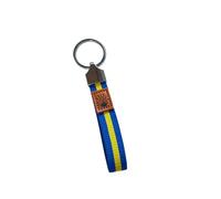 MIBANDERA Pilgrim's Shell Key Ring, Elastic Canvas, 10 x 2 cm, multicoloured, 10 X 2 Centimeters