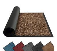 Mibao Dirt Trapper Mat Indoor Outdoor Dirt Trapper Mat 20x32 Inch Grey Black Washable Barrier Door Mat Heavy Duty Non-Slip Entrance Door Mat Shoe Scraper Super Absorbent Doormat