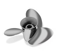 MiBarco Upgrade 14 x 19 Stainless Steel Boat Propeller for Yamaha 150hp 175hp 200hp 220hp 225hp 250hp F150 F175 F200 F225 Outboard Engines 15 Spline Tooth RH