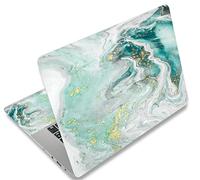 Mibbxea 15.4-15.6 Inch Laptop Skin Sticker, Customisable, Universal for 12.1 13 13.3 14 Inch Computers and Netbooks, Reusable Notebook Art Protection (021 Wave)
