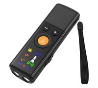 MIBBY Ultrasonic Dog Barking Deterrent Device with LED Flashlight - Rechargeable Humane Anti Bark Control & Dog Training Tool for All Dog Sizes, Safe for Home, Garden & Outdoor Use
