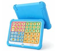 MibbyTalk AAC Device for Autism, Non Verbal Communication Tools for Speech Therapy & Stroke Rehab, with Silicone Case, Male/Female Voice Options & 11 Recording Buttons with Stickers, Blue