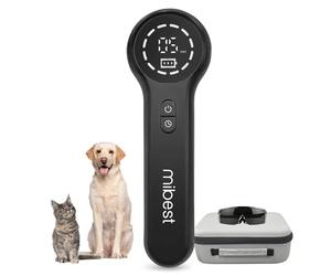 Mibest Cold Laser Therapy Device for Vet - Red Light Therapy for Dogs and Cats - Infrared Light Therapy Targets Joint and Muscles - Pain Relief, Arthritis, Spinal, Wound Healing (4x808nm + 12x650nm)