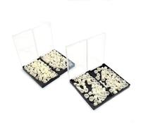 MIBICIR 4Boxes Mixed Sizes Dental Temporary Tooth Cap Crown Veneers Front Back Anterior and Molar Posterior Teeth with Tooth Repair Thermal Beads Cap Filler
