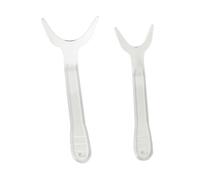 MIBICIRI 2 Pcs Dental Photography Retractors,Clear Orthodontic Lip Retractor (Large+Small)