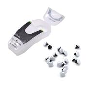 MIBICIRI 20pcs Dental Foam Pads, Fast Quick Foam Pad for Dental Composite Resin Modelling(Black)