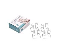 MIBICIRI 4 pcs Cotton Roll Holder, Autoclavable Stainless Steel Cotton Roll Clip,for Dental Lab or Dentist Clinic