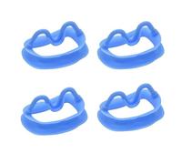 MIBICIRI 4Pcs Silicone Mouth Openers, Dental Cheek Retractor, Reusable, Flexible, and Portable Dental Cheek Retractors for Teeth Whitening, Oral Inspection, and Fun Games